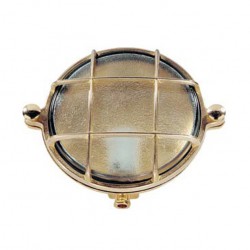 Ορειχάλκινο Φωτιστικό Μικρή Στρογγυλή Χελώνα Πλέγμα E14 40W 15,5Ø IP64 UNIVERSE