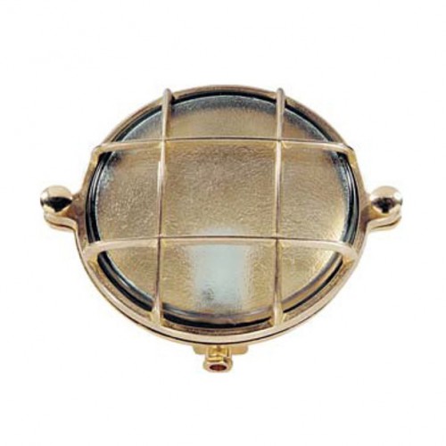 Ορειχάλκινο Φωτιστικό Μικρή Στρογγυλή Χελώνα Πλέγμα E14 40W 15,5Ø IP64 UNIVERSE