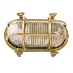 Ορειχάλκινο Φωτιστικό Βιδωτή Με Πέταλουδες Χελώνα Με Πλέγμα E27 60W IP64 UNIVERSE