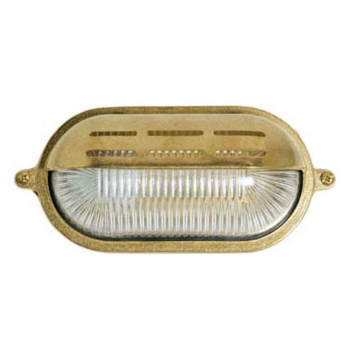 Ορειχάλκινο Φωτιστικό Οβάλ Με Σκέπαστρο Χελώνα E27 60W IP64 UNIVERSE