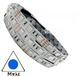 30 Μέτρα Led Ταινία 12W 12V DC SMD2835 IP33 Μη Αδιάβροχη Μπλε ACA
