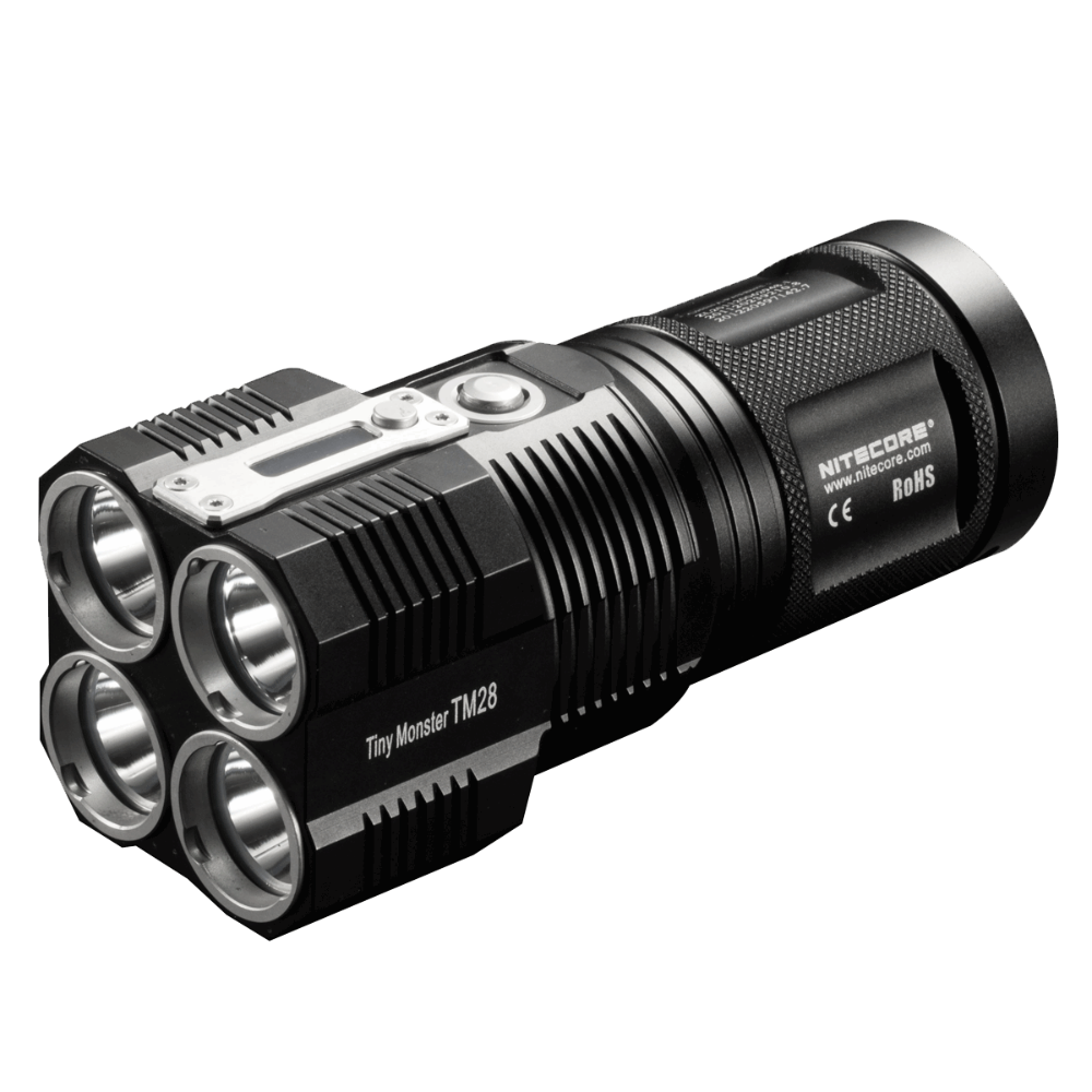 Επαγγελματικός Φακός LED NITECORE Tiny Monster TM28, 6000 Lumens + 4X18650 + protection board