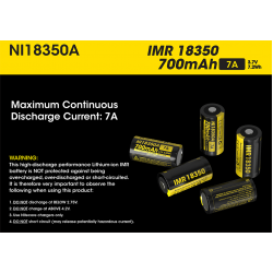 ΜΠΑΤΑΡΙΑ NITECORE IMR18350