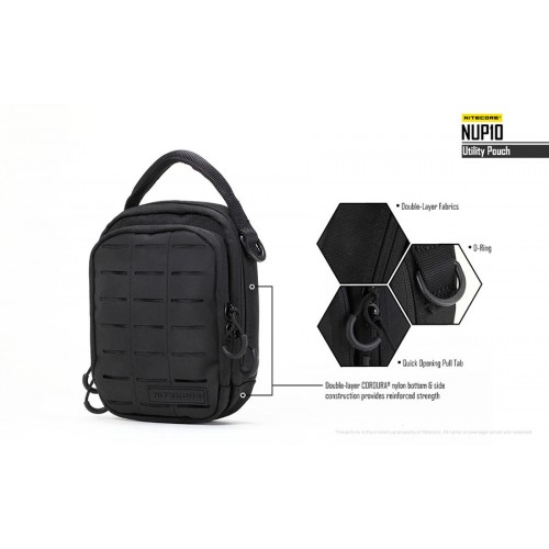 Τσαντάκι Από Nylon CORDURA Nitcore Tactical Pounch NUP10 Nitecore