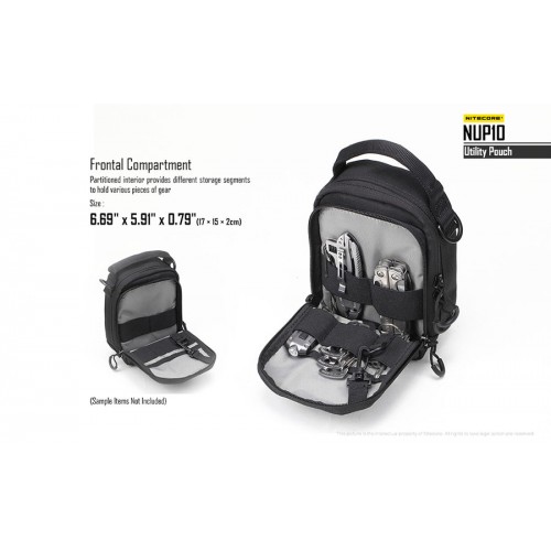 Τσαντάκι Από Nylon CORDURA Nitcore Tactical Pounch NUP10 Nitecore