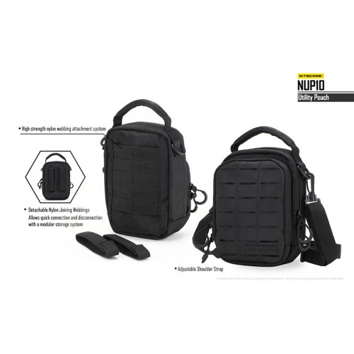 Τσαντάκι Από Nylon CORDURA Nitcore Tactical Pounch NUP10 Nitecore