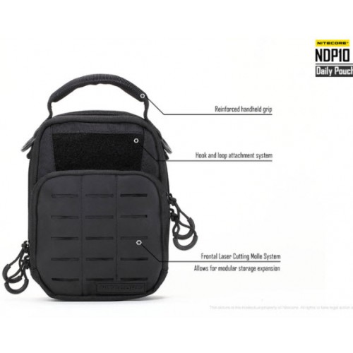 Τσαντάκι Από Nylon CORDURA Nitcore Tactical Pounch NDP10 Nitecore