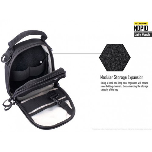 Τσαντάκι Από Nylon CORDURA Nitcore Tactical Pounch NDP10 Nitecore