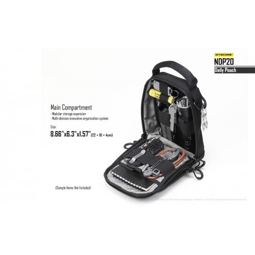 Τσαντάκι Από Nylon CORDURA Nitcore Tactical Pounch NDP20 Nitecore