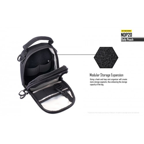 Τσαντάκι Από Nylon CORDURA Nitcore Tactical Pounch NDP20 Nitecore