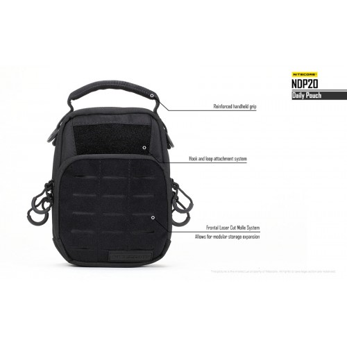 Τσαντάκι Από Nylon CORDURA Nitcore Tactical Pounch NDP20 Nitecore