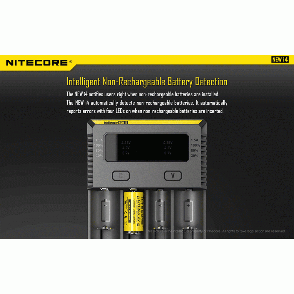 ΦΟΡΤΙΣΤΗΣ NITECORE NEWi4, Τεσσάρων Θέσεων