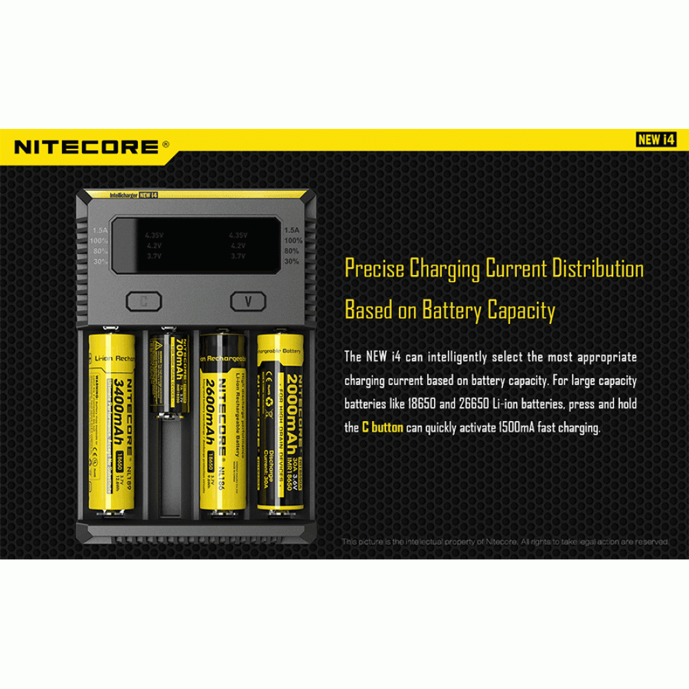 ΦΟΡΤΙΣΤΗΣ NITECORE NEWi4, Τεσσάρων Θέσεων