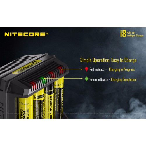 ΦΟΡΤΙΣΤΗΣ i8, Οχτώ Θέσεων NITECORE