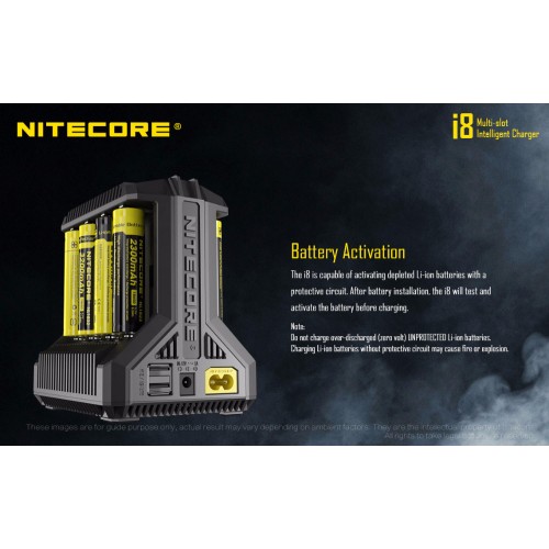 ΦΟΡΤΙΣΤΗΣ i8, Οχτώ Θέσεων NITECORE