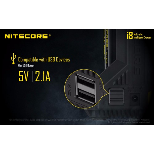 ΦΟΡΤΙΣΤΗΣ i8, Οχτώ Θέσεων NITECORE