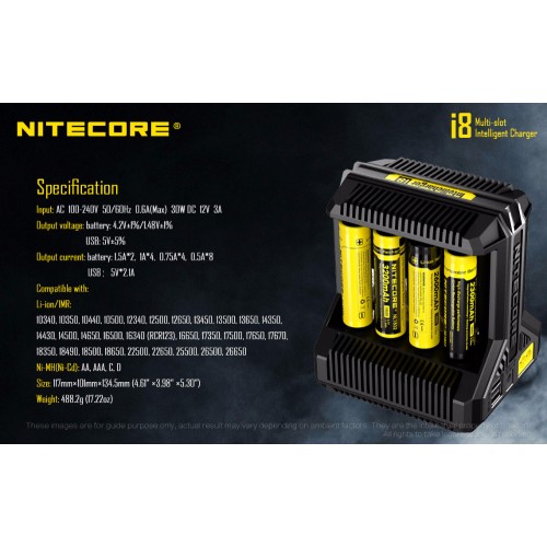 ΦΟΡΤΙΣΤΗΣ i8, Οχτώ Θέσεων NITECORE