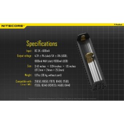 Φορτιστής NITECORE F1, μίας θέσης + flex bank