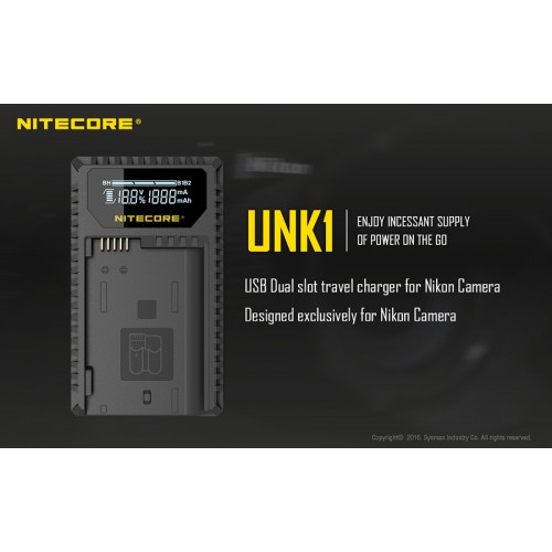 Φορτιστής NITECORE UNK1 για NIKON