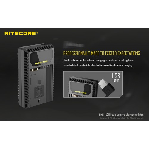 Φορτιστής NITECORE UNK1 για NIKON