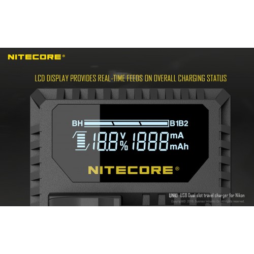 Φορτιστής NITECORE UNK1 για NIKON