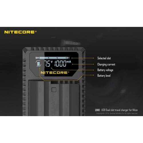 Φορτιστής NITECORE UNK1 για NIKON