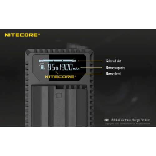 ΦΟΡΤΙΣΤΗΣ NITECORE UCN1 για CANON