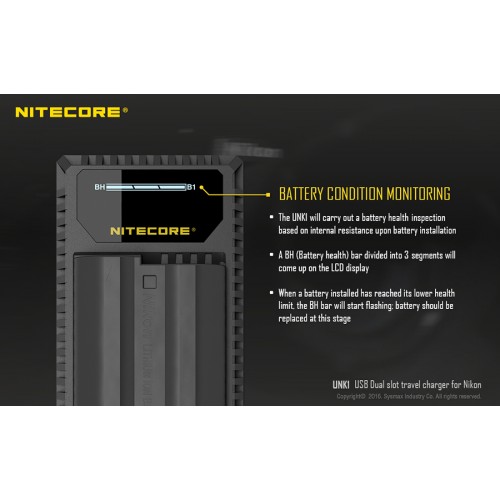 ΦΟΡΤΙΣΤΗΣ NITECORE UCN1 για CANON