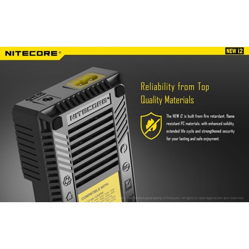 Φορτιστής NITECORE i2EU, Δύο Θέσεων New