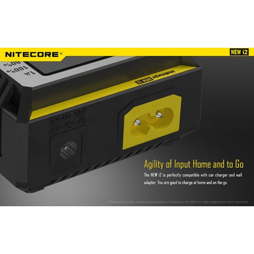 Φορτιστής NITECORE i2EU, Δύο Θέσεων New