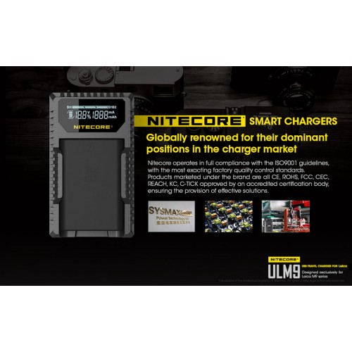 Φορτιστής NITECORE ULM9 για Leica