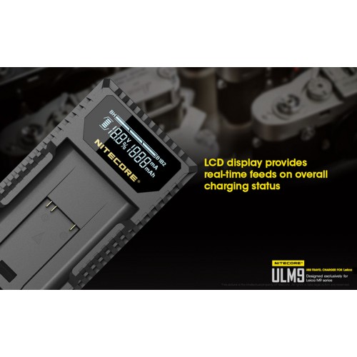 Φορτιστής NITECORE ULM9 για Leica