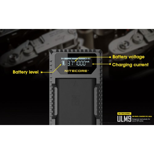 Φορτιστής NITECORE ULM9 για Leica