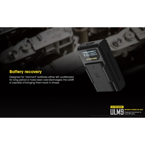 Φορτιστής NITECORE ULM9 για Leica