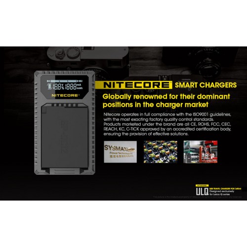 Φορτιστής NITECORE ULQ για Leica