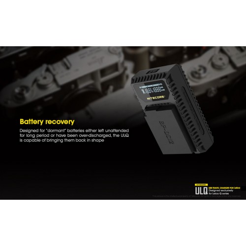 Φορτιστής NITECORE ULQ για Leica