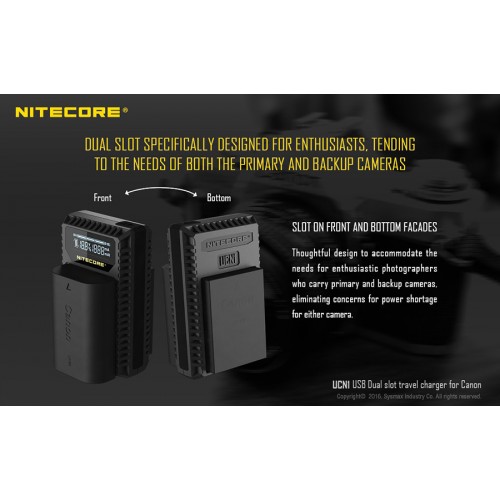 ΦΟΡΤΙΣΤΗΣ NITECORE UCN1 για CANON